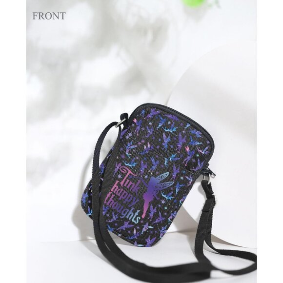 Fairy Crossbody Bag Canvas with Zipper Pockets Adjustable Strap for Travel - Picture 3 of 6